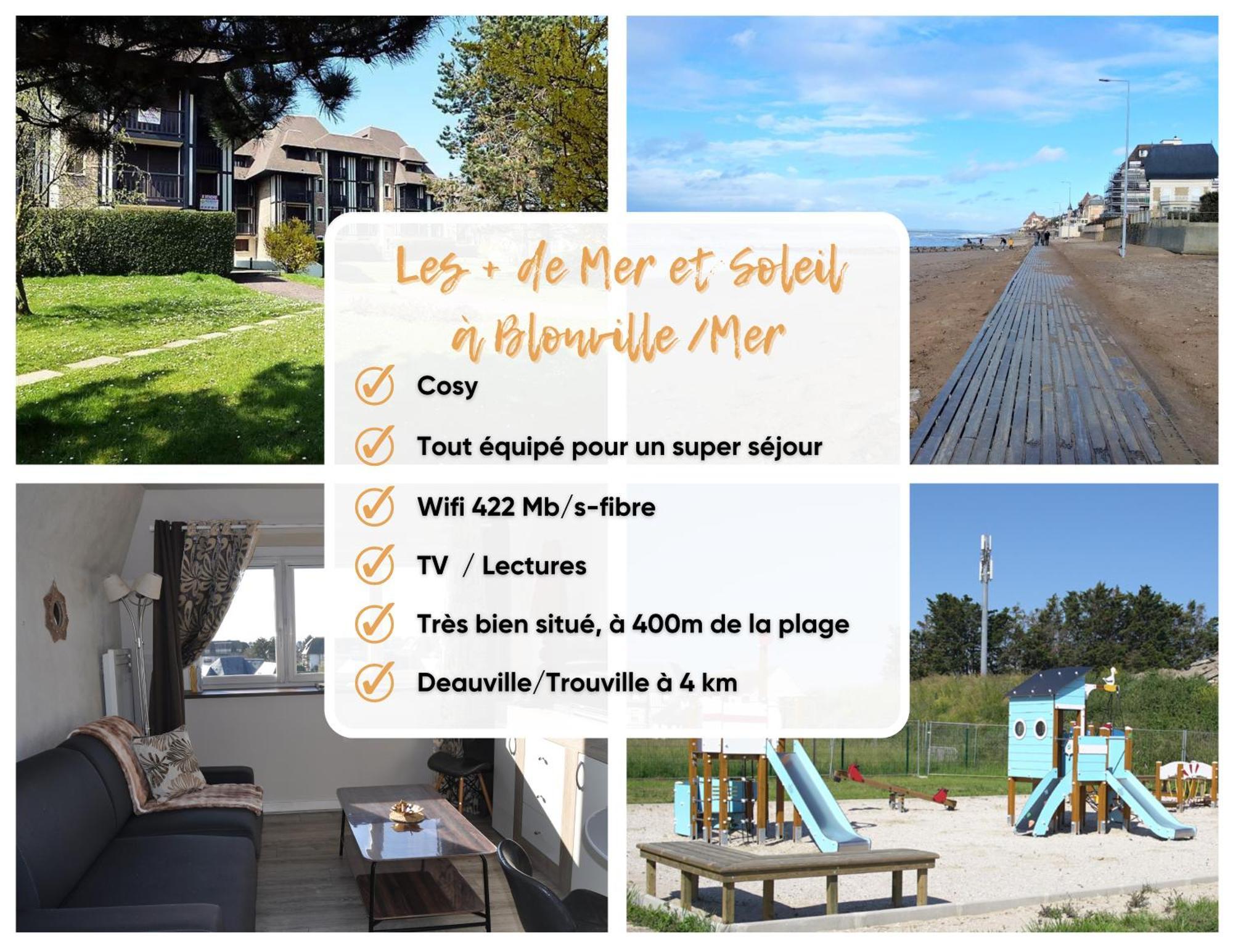 Mer Et Soleil A Blonville Sur Mer/ Deauville Екстер'єр фото